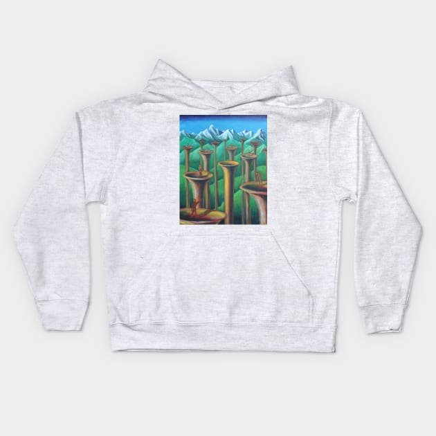 Oil Painting - The Prison. 2012 Kids Hoodie by IgorPozdnyakov